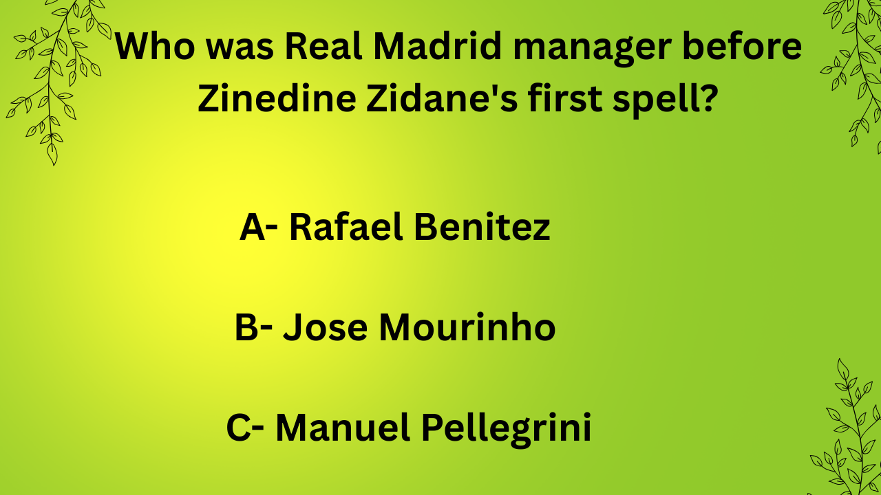 Real Madrid Trivia Questions
